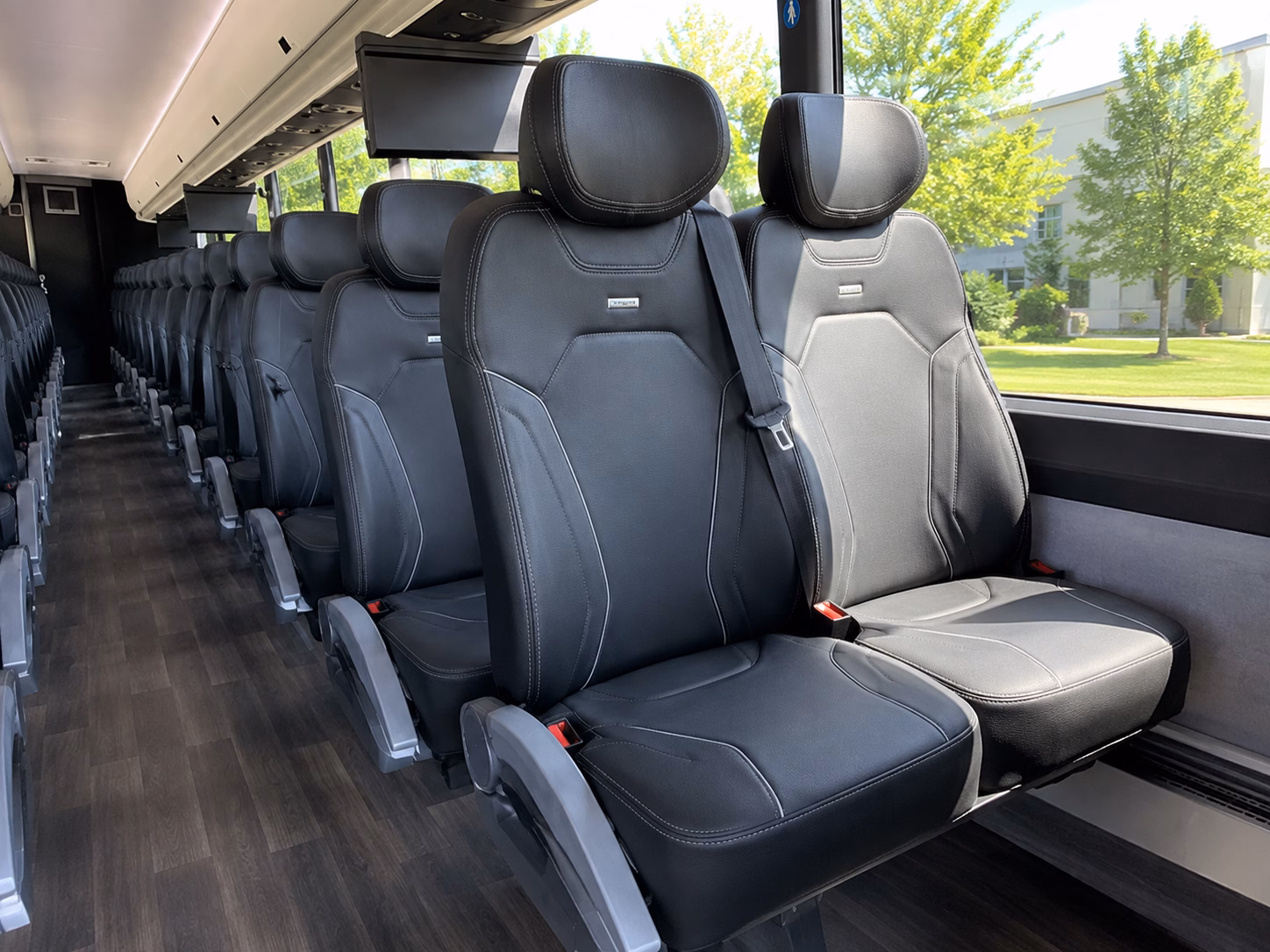 santa fe charter bus interior 2