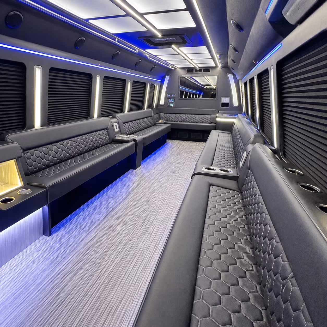 santa fe party bus rentals inside